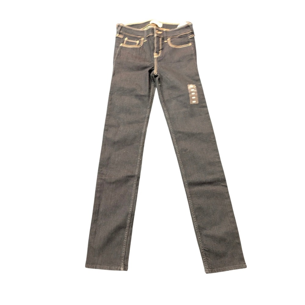 Abercrombie Kids Girls 16 Slim Skinny Jeans Dark Wash Blue 255-804-0095-029 NWT